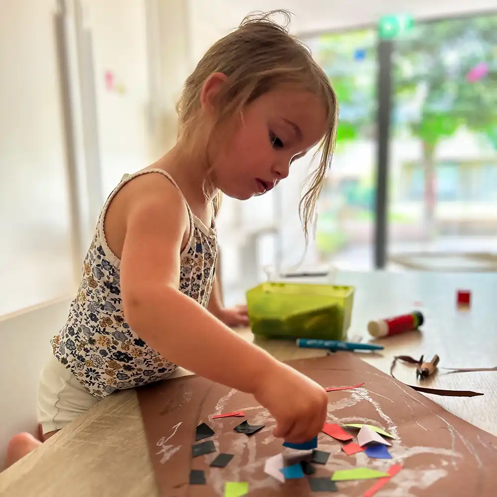 Kinderen spelen bij Kinderopvang 't Klavertje