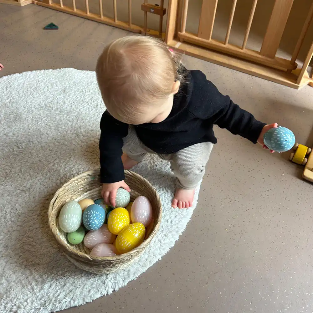 Kinderen spelen bij Kinderopvang 't Klavertje